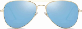 Classic Aviator Polarized Sunglasses for Men Women Vintage Retro Style