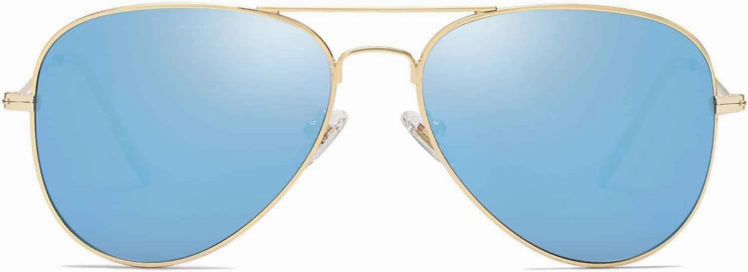 Classic Aviator Polarized Sunglasses for Men Women Vintage Retro Style