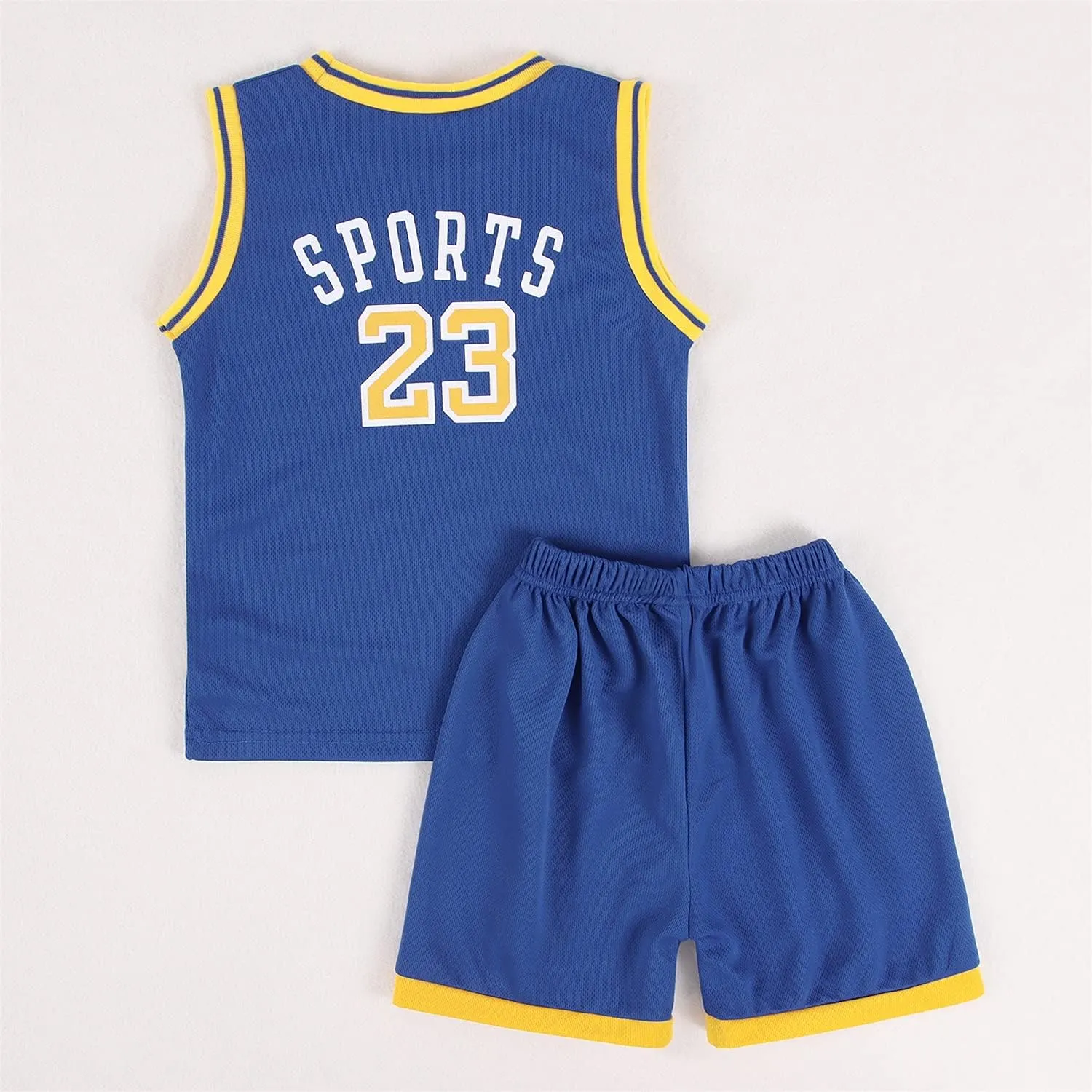 CM C&M WODRO Toddler Kid Basketball Jersey Outfit Baby Boy Girl Letters Tank Top   Track Shorts Sets Boy Summer Clothes