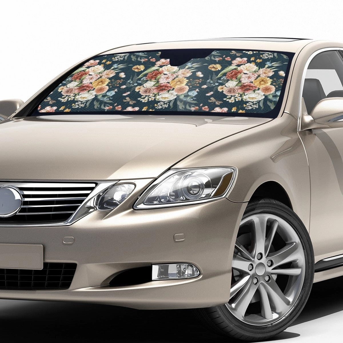 Colorful Blush Car Shade