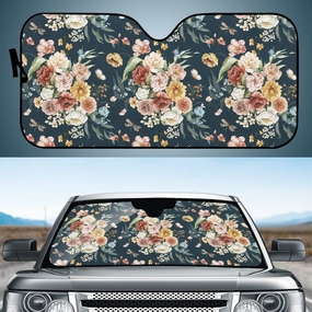 Colorful Blush Car Shade