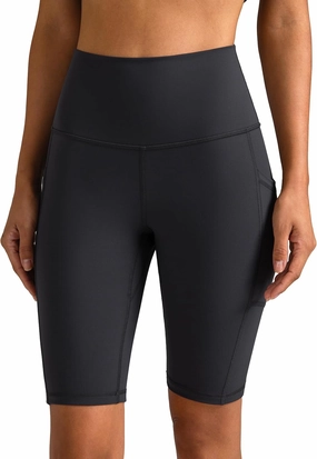 Colorfulkoala Women's High Waisted Biker Shorts with Pockets 8" /10" Inseam Workout Yoga Shorts Running Tights