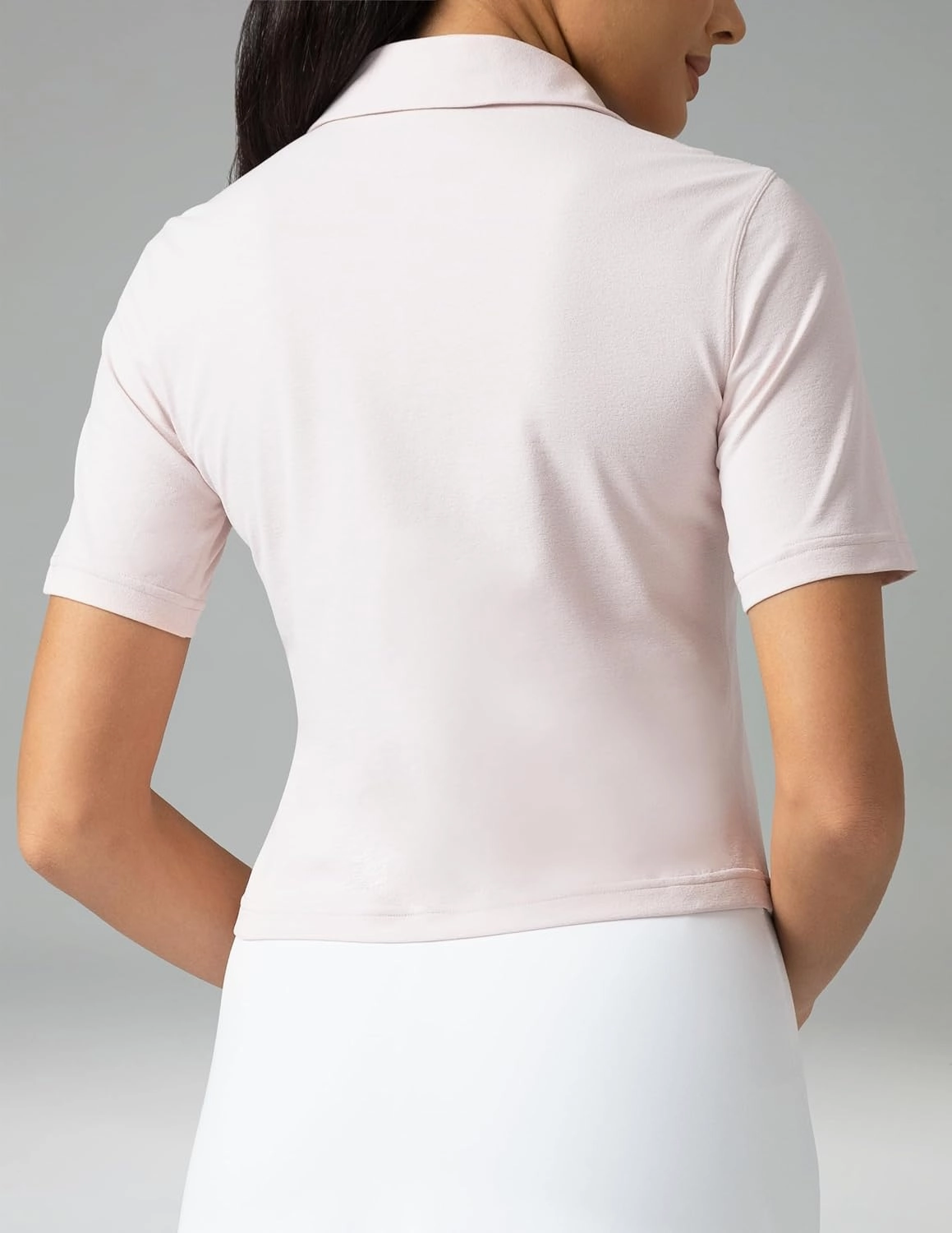 Colorfulkoala Women's Short Sleeve Golf Polo Shirts Collared V Neck Quick Dry Tennis Workout Tops Moisture Wicking