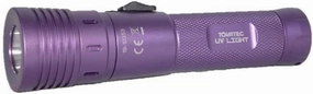 Compact Waterproof Scuba Diving Underwater 395NM LED UV Light with Adjustable Beam Angle