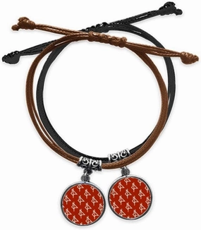 Control Switch Seal Patterns Bracelet Double Leather Rope Wristband Couple Set Gift