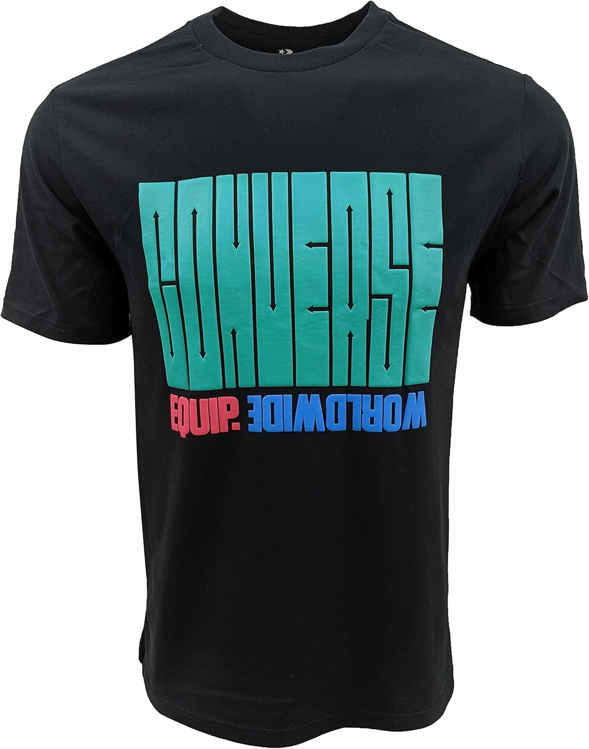 Converse Men's Bubble Letter Crewneck Short Sleeve T-Shirt