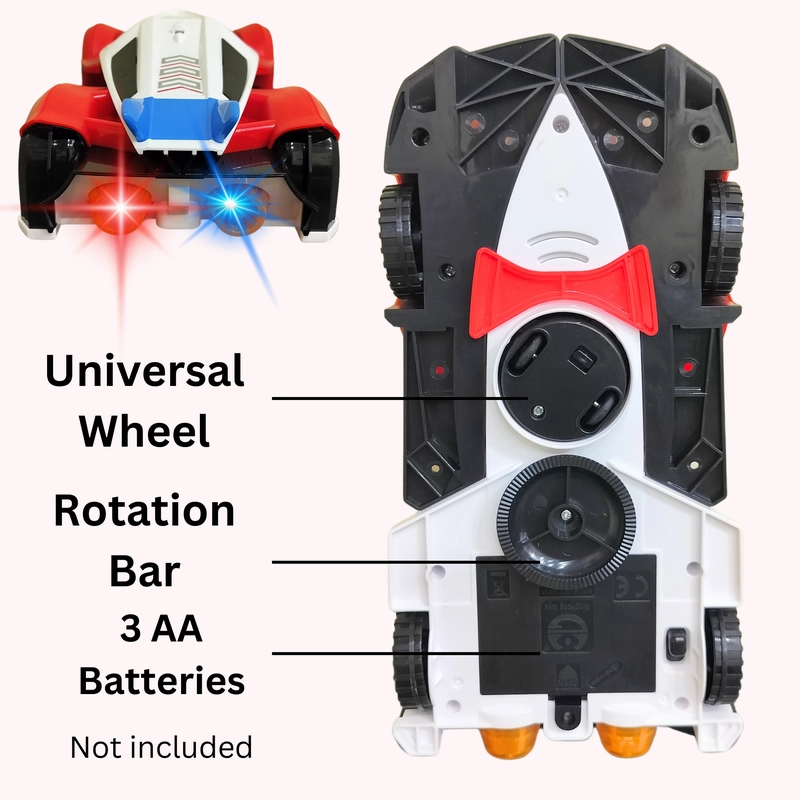Convertible Car with Wings, Music and Light Features | 5-12 Years