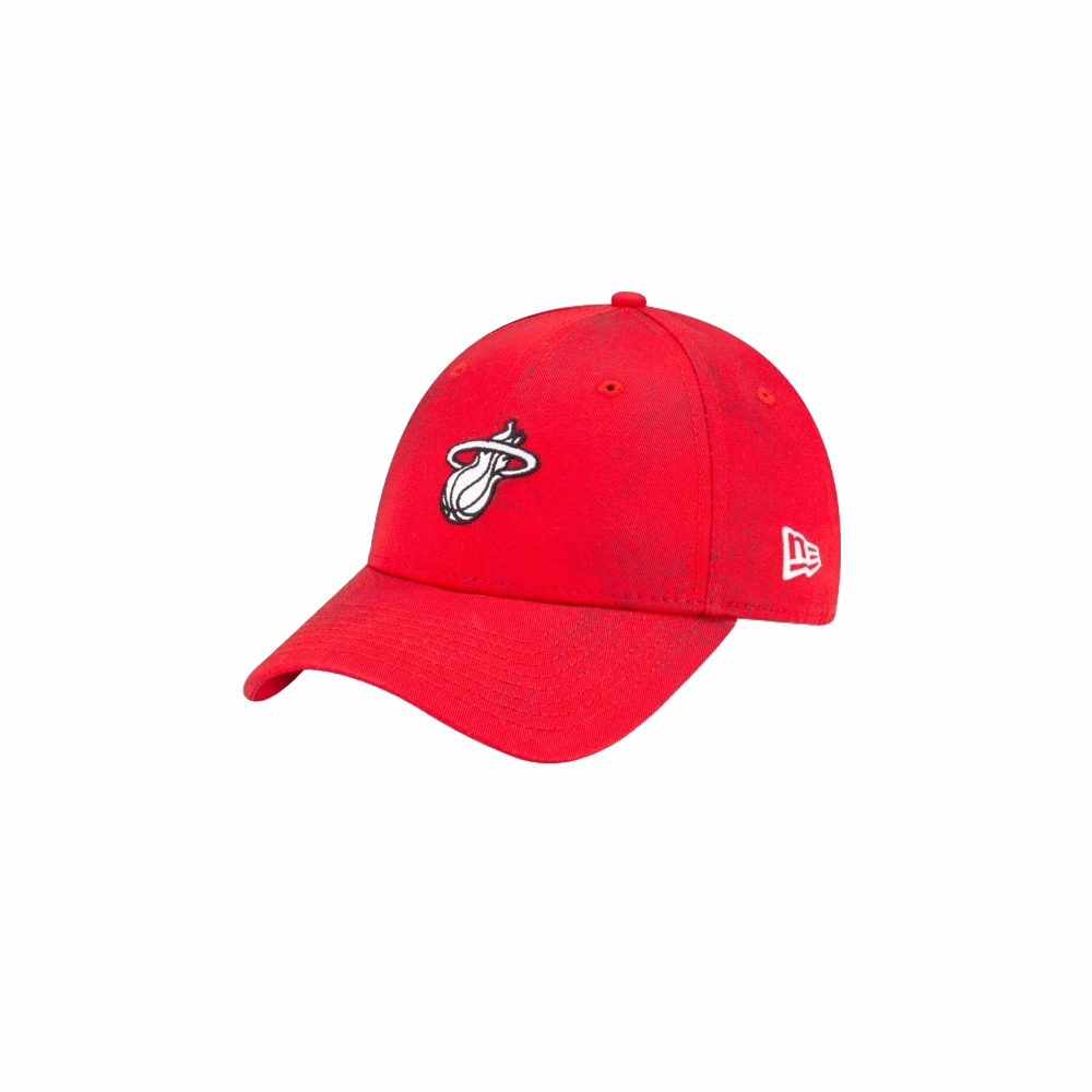 Court Culture HEAT Logo Acid Wash Red Dad Hat