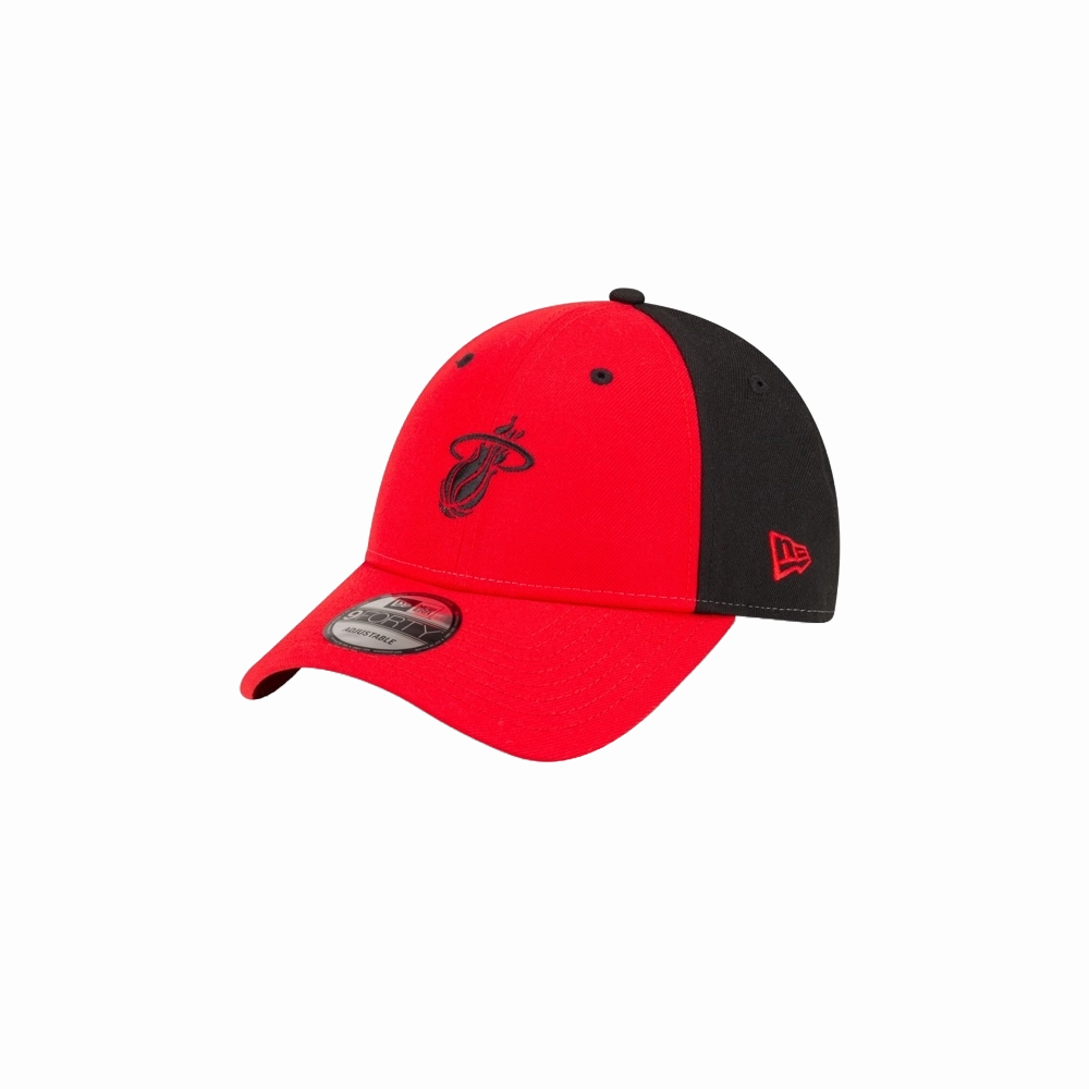 Court Culture HEAT Logo Red Colorblock Dad Hat
