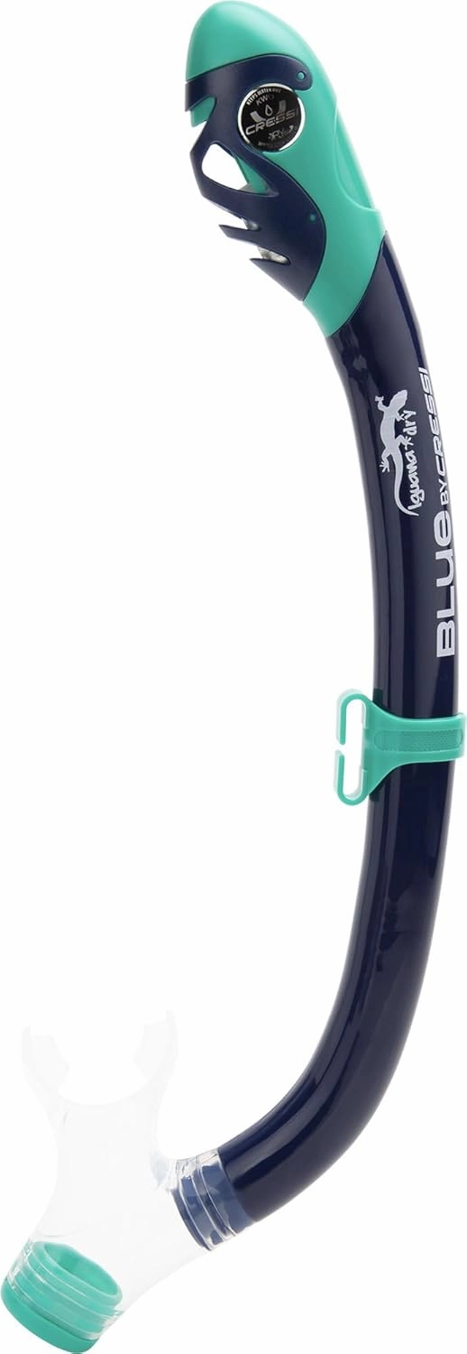 Cressi Kids Snorkeling Set- Short Adjustable Fins, Silicone Mask, and Dry Snorkel- Tinetto Rocks Dry Set- Designed in Italy