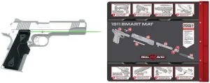 Crimson Trace 1911 Green Laser Sight LG-401G, Real Avid 16x19 1911 Gun Cleaning Mat with Graphics and Magnetic Parts Tray
