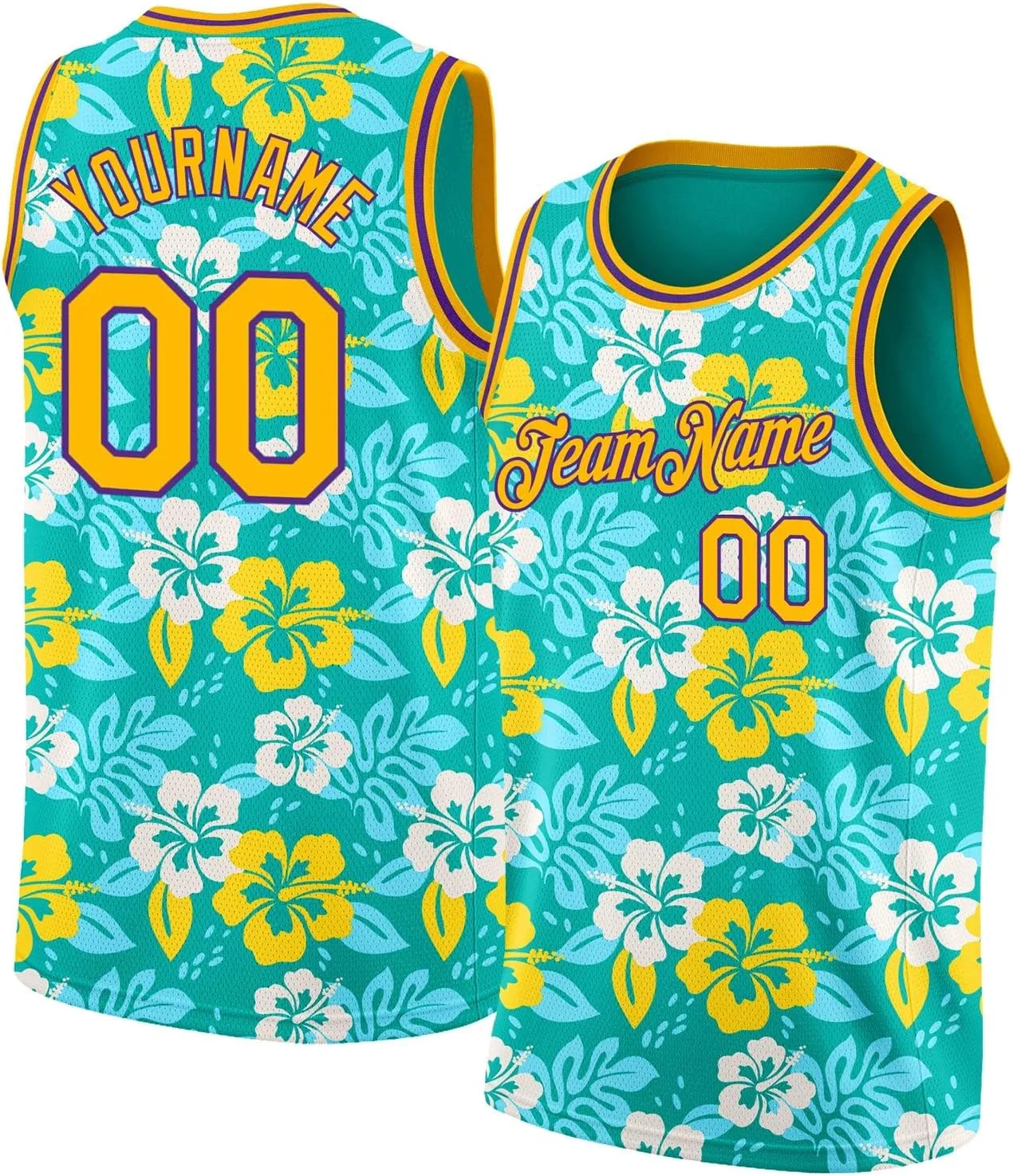 Custom Basketball Jersey, Custom City Cream Royal-White 3D Pattern Beach Seashells and Starfishes Basketballs