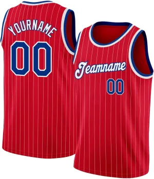 Custom Basketball Jersey, Custom City Cream Royal-White 3D Pattern Beach Seashells and Starfishes Basketballs