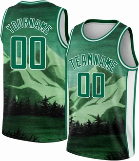 Custom Basketball Jersey, Custom Navy White-Teal Fade Fashion Basketballs Jerseys, Printed Name Number Athletic