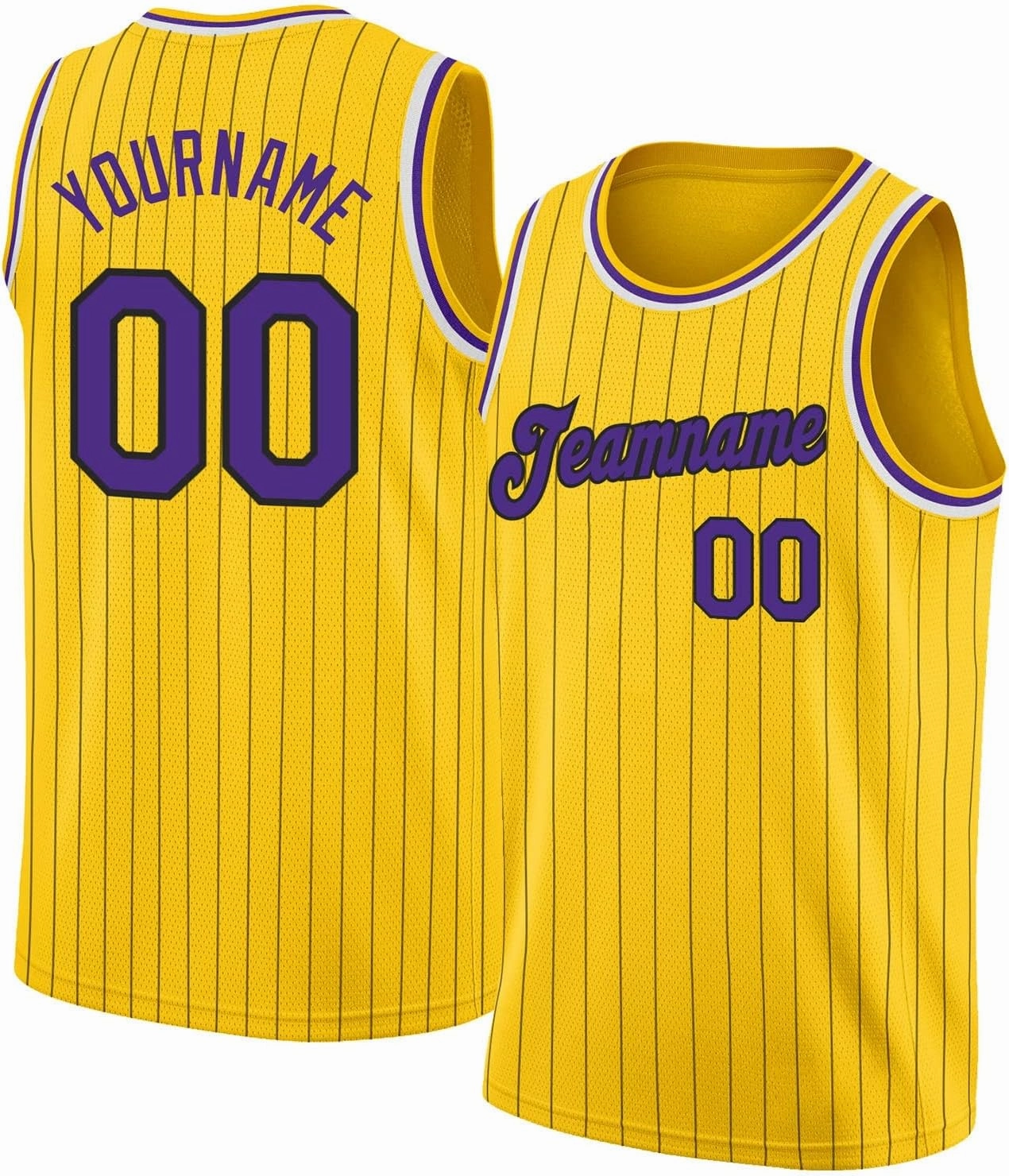 Custom Jersey Basketball, Custom Gold Maroon-White Throwback Basketballs Jerseys, Printed Name Number