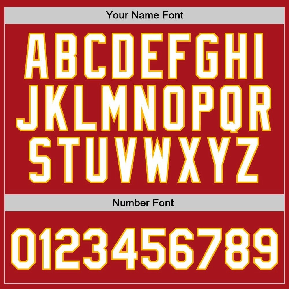 Custom Jersey Basketball, Custom Red Gold Pinstripe Gold-Black Basketballs Jerseys, Printed Name Number