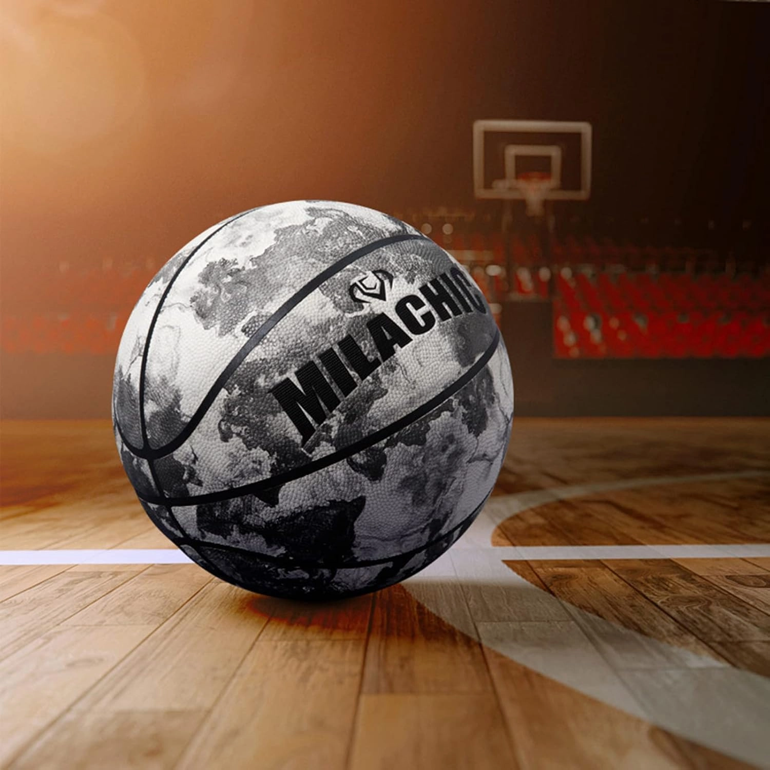Customized Personalized Basketball - Glow in The Dark, Size 7 (29.5"), Size 6 (28.5"), Size 5 (27.5") - Custom Name, Text, Logo, Photos