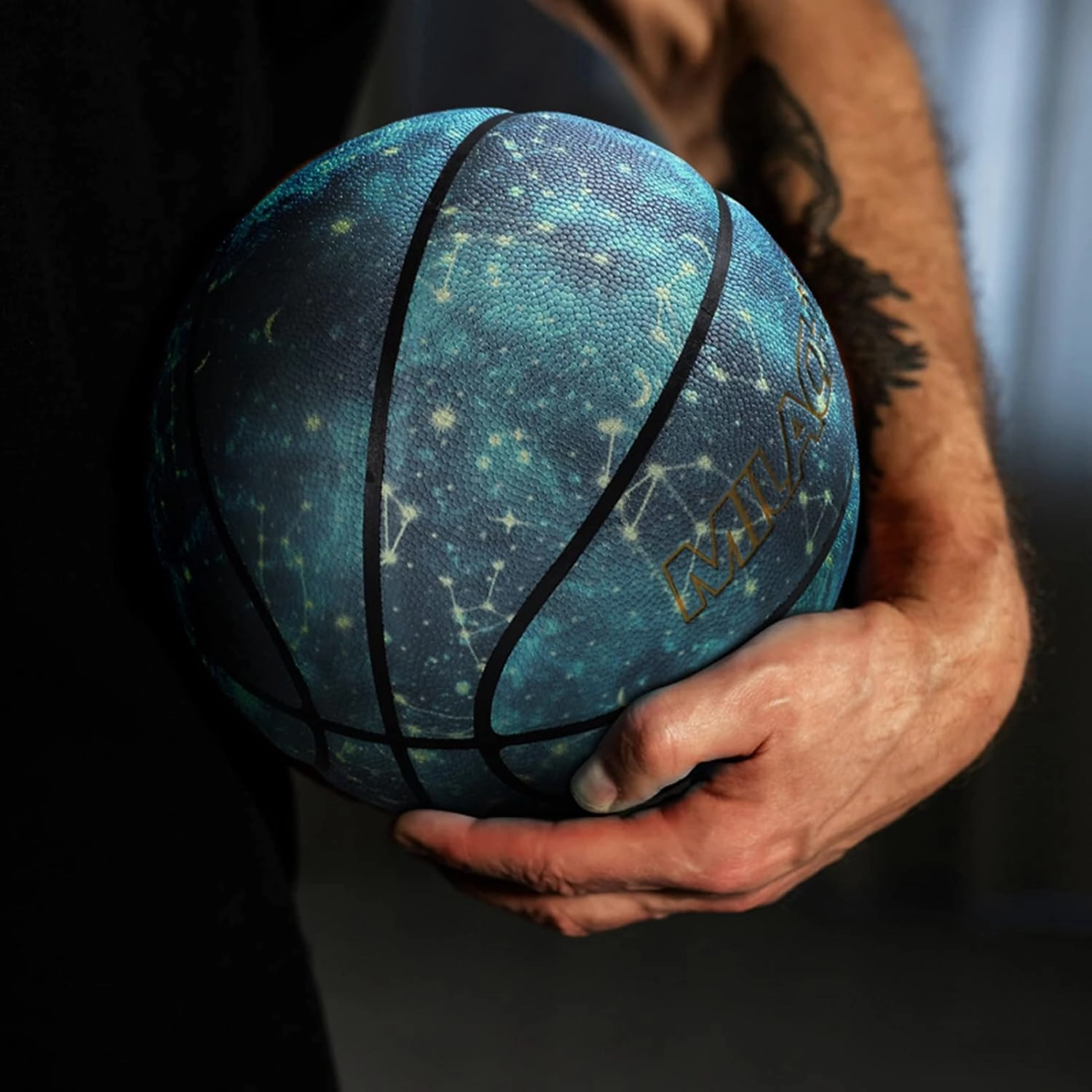 Customized Personalized Basketball - Glow in The Dark, Size 7 (29.5"), Size 6 (28.5"), Size 5 (27.5") - Custom Name, Text, Logo, Photos