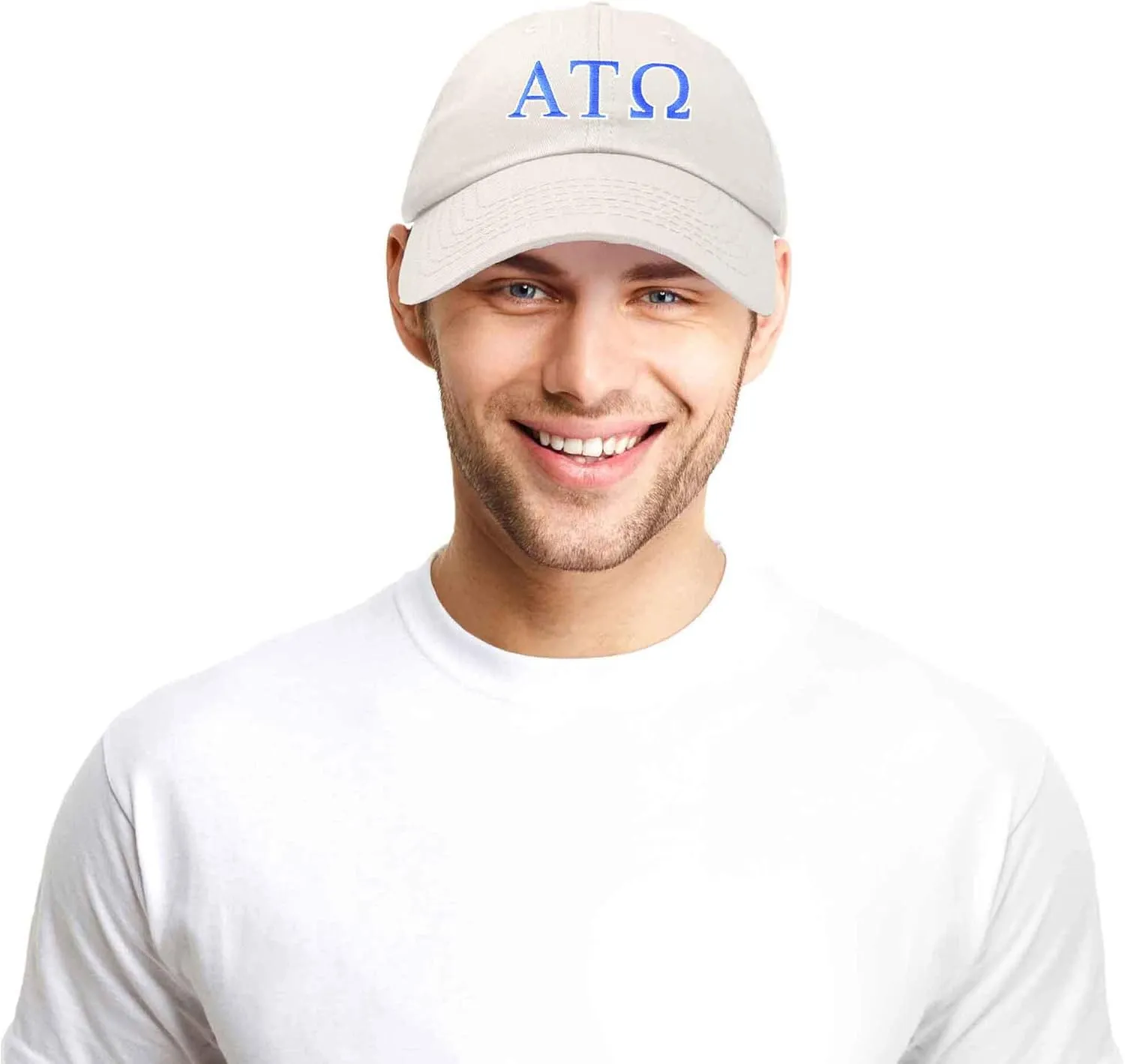 DALIX Alpha Tau Omega Fraternity Greek Letters Ball Cap Embroidered Hat