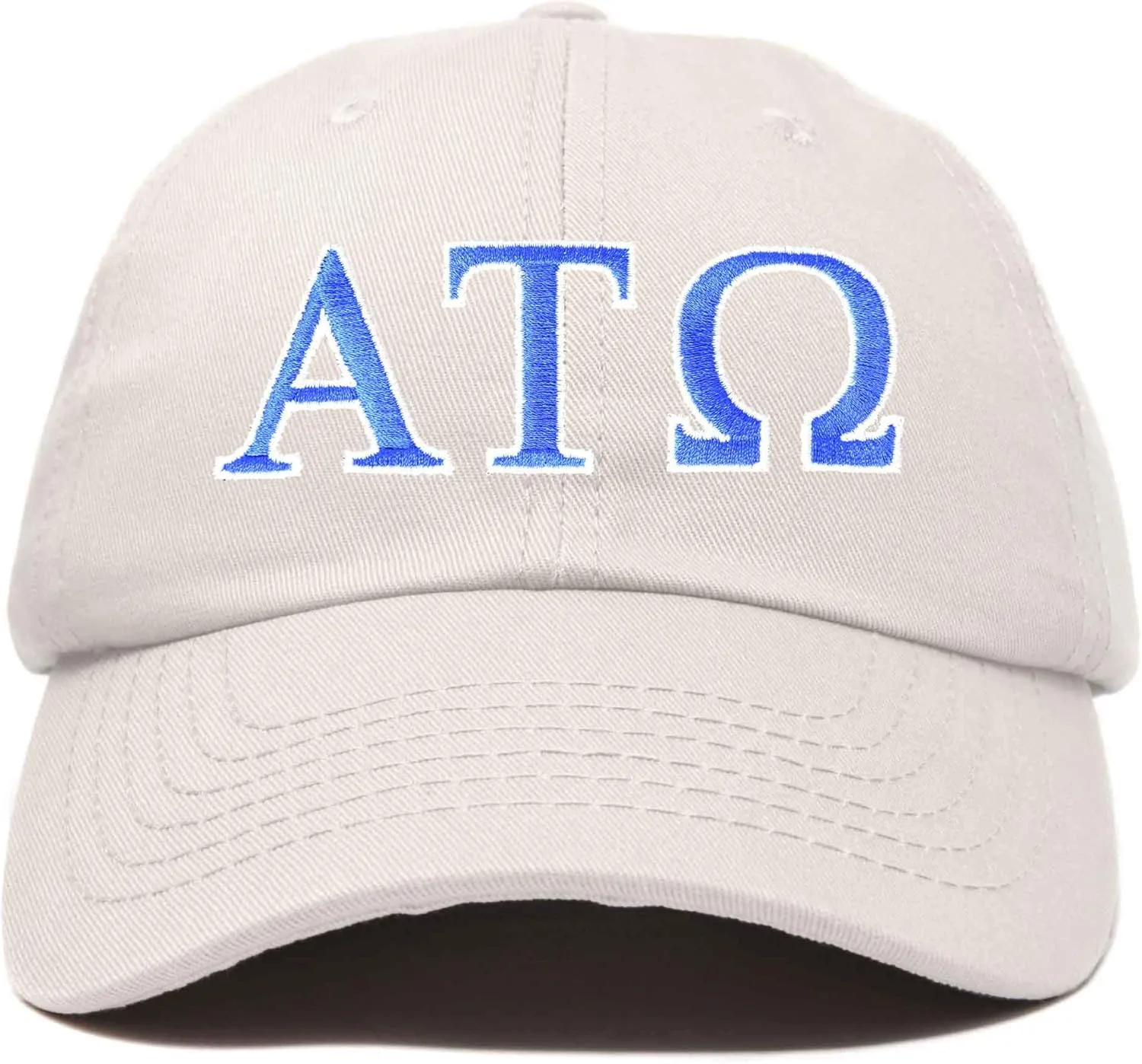 DALIX Alpha Tau Omega Fraternity Greek Letters Ball Cap Embroidered Hat