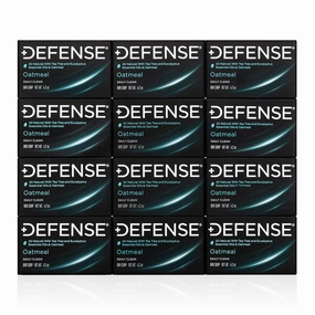 Defense Soap 12pk All Natural Oatmeal Bar Soap for Men | Made by Wrestlers with Tea Tree Oil & Eucalyptus Oil to Promote Healthy Skin