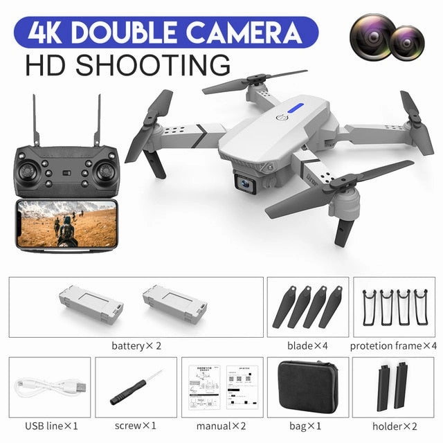 Delivery guarantee Toy Hold Drone New With Camera E525 HD WIFI Gift 1080P 2020 4K Height Foldable Angle Wide Quadcopter Innovative Quadcopter RC FPV Dron XKJ