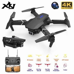 Delivery guarantee Toy Hold Drone New With Camera E525 HD WIFI Gift 1080P 2020 4K Height Foldable Angle Wide Quadcopter Innovative Quadcopter RC FPV Dron XKJ