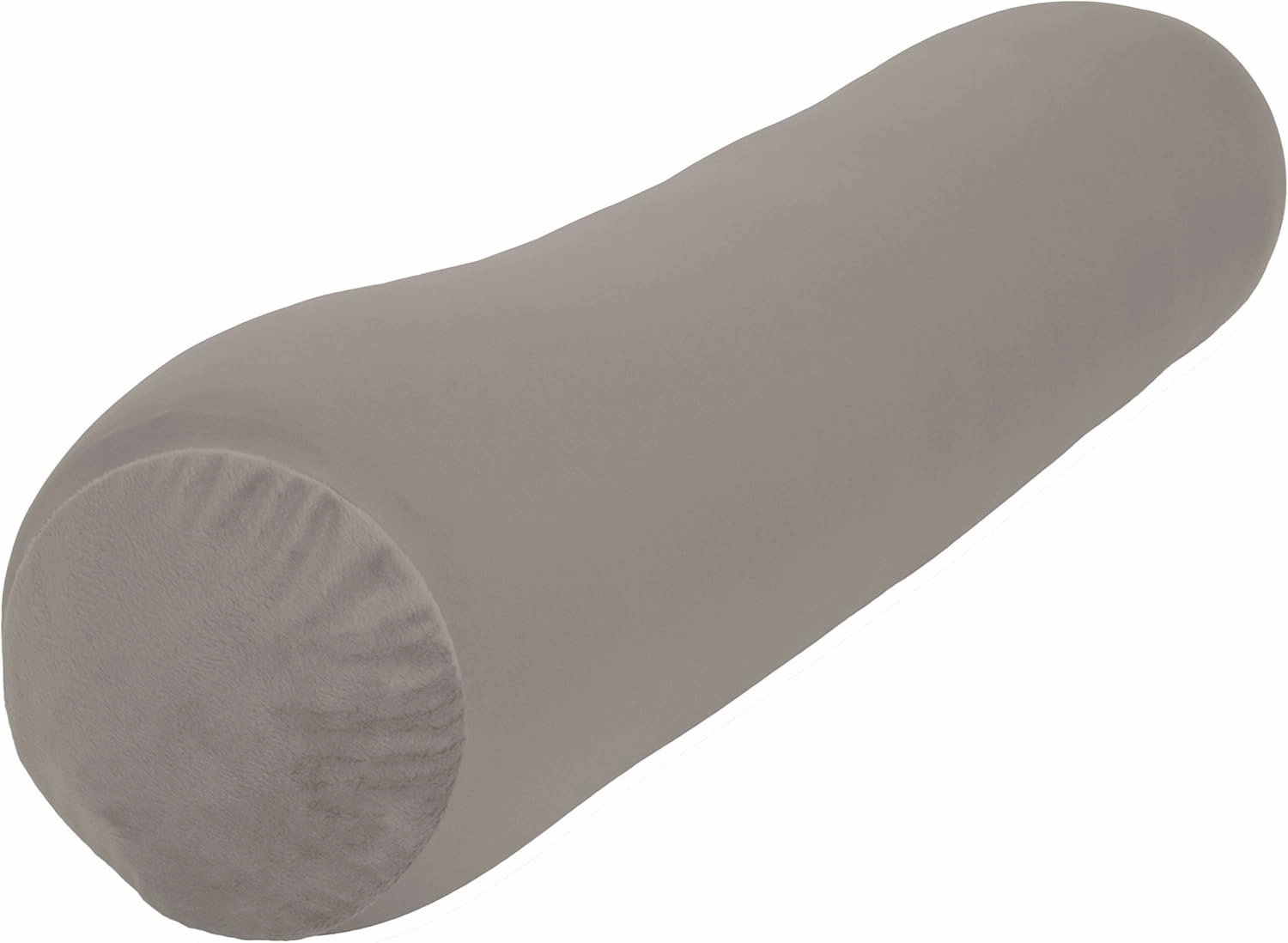Deluxe Comfort Microbead Body Pillow (47" x 7") – Mooshi Squishy Soft – Prenatal Pregnancy Pillow – Full-Body Side Sleeper – Body Pillow, Grey