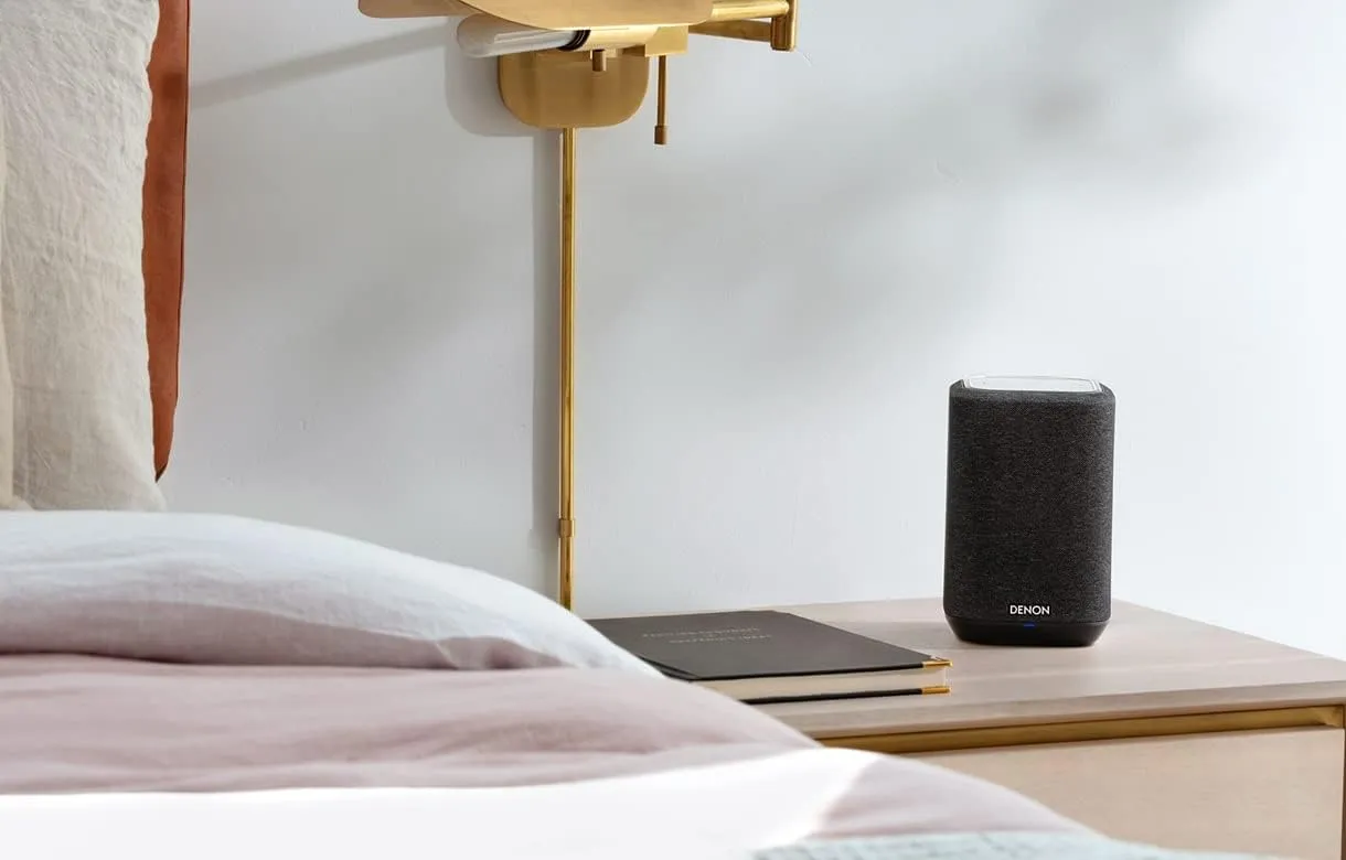Denon Home 150 Wireless Smart Speaker – Compact Design, Wi-Fi & Bluetooth, HEOS Built-in, Alexa Built-in, Siri & AirPlay 2, Spotify Connect, Multi-Room Support, Black