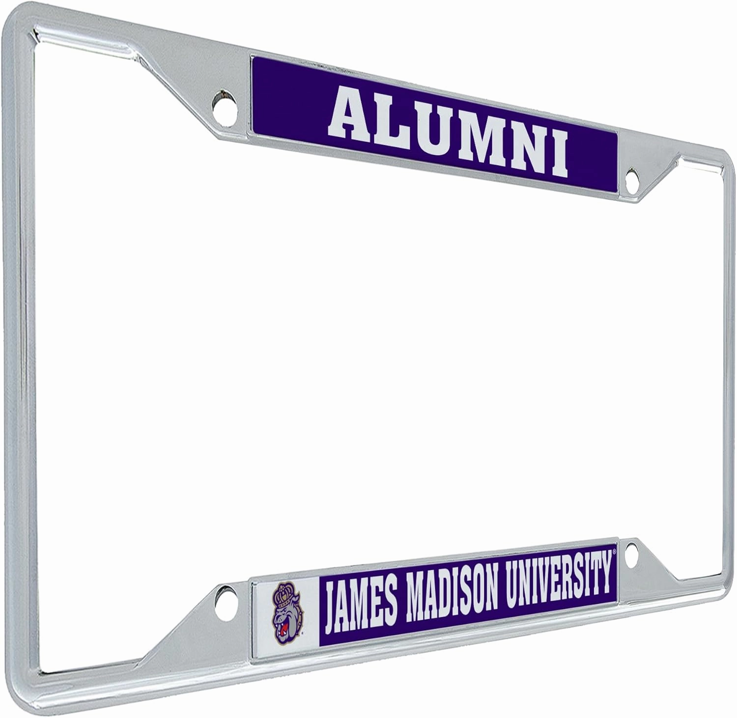Desert Cactus James Madison University JMU Dukes Metal License Plate Frame for Front or Back of Car Officially Licensed (Alumni)