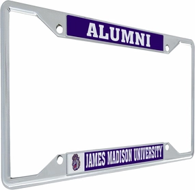 Desert Cactus James Madison University JMU Dukes Metal License Plate Frame for Front or Back of Car Officially Licensed (Alumni)