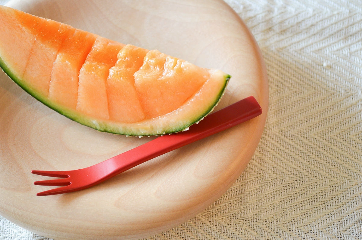 Dessert Fork S, L [ Natural, Red ] / Mōsō bamboo / Ōita-JPN 211110