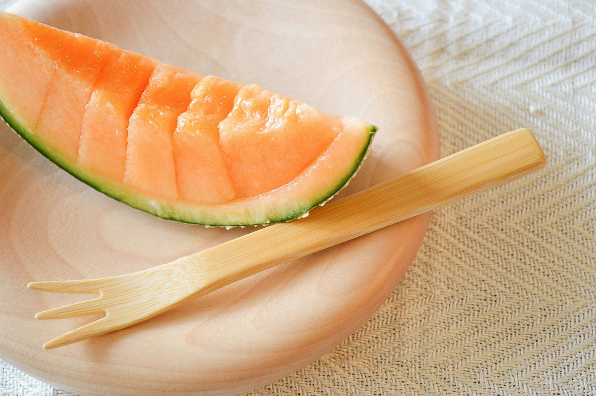 Dessert Fork S, L [ Natural, Red ] / Mōsō bamboo / Ōita-JPN 211110