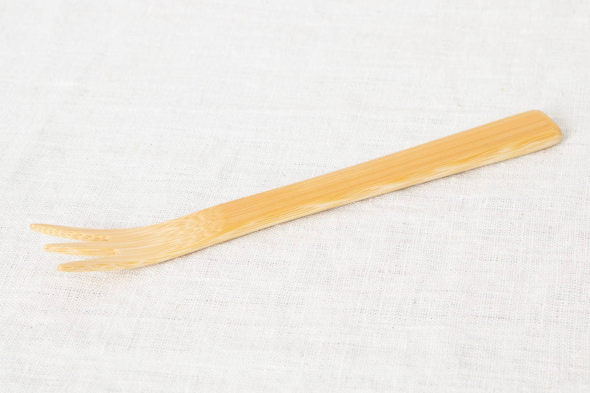 Dessert Fork S, L [ Natural, Red ] / Mōsō bamboo / Ōita-JPN 211110