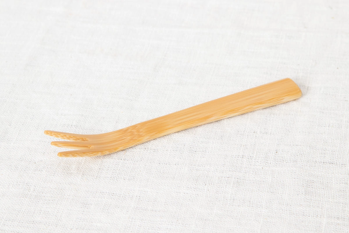 Dessert Fork S, L [ Natural, Red ] / Mōsō bamboo / Ōita-JPN 211110