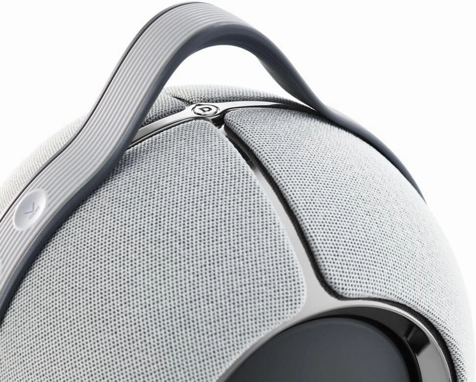 Devialet - Mania Portable Smart Speaker Light Grey- Premium Compact Sound - High-Fidelity Audio in Compact Design - Deep Bass, Smooth Connectivity, Adaptive Sound, Durable Design