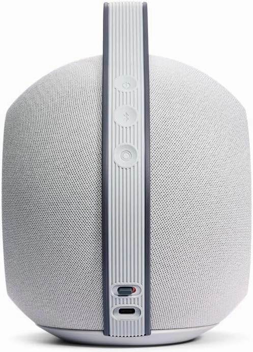 Devialet - Mania Portable Smart Speaker Light Grey- Premium Compact Sound - High-Fidelity Audio in Compact Design - Deep Bass, Smooth Connectivity, Adaptive Sound, Durable Design