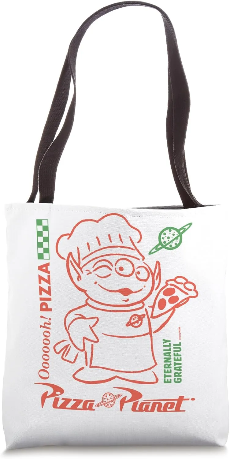 Disney and Pixar’s Toy Story Alien Ooooooh! Pizza Planet Art Tote Bag