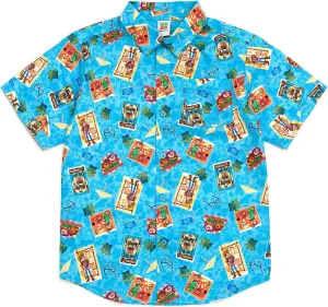 Disney Toy Story Mickey Mouse Cars Nightmare Before Christmas Button Down Shirt Toddler to Big Kid