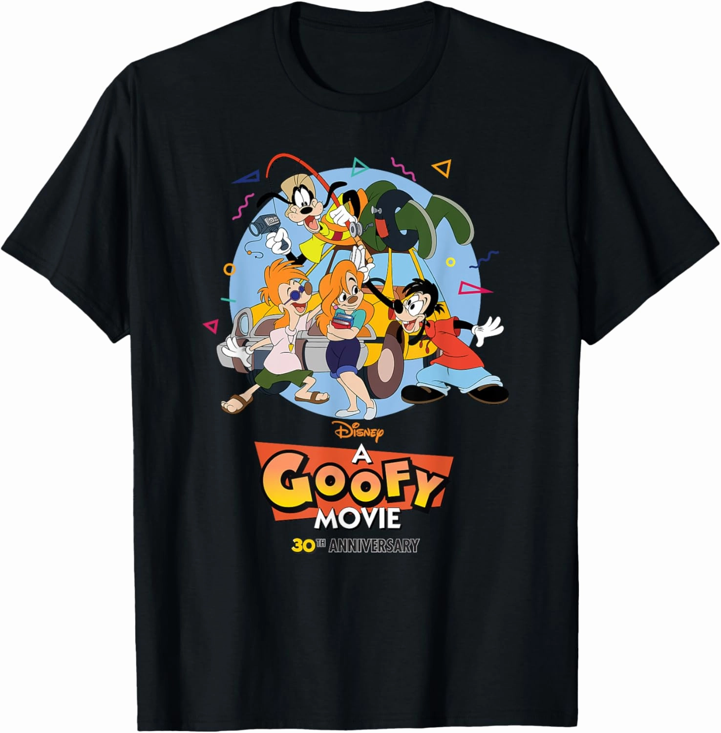 Disney A Goofy Movie 30th Anniversary Retro ’90s Road Trip T-Shirt