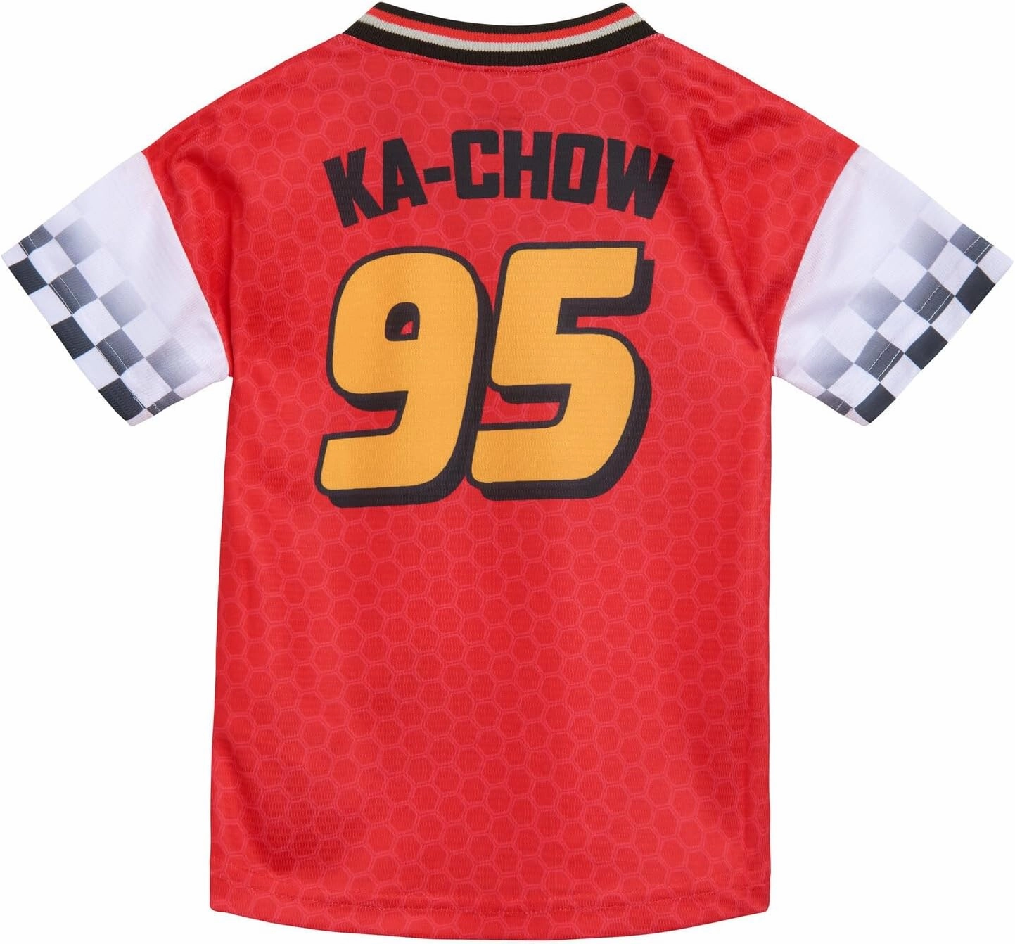 Disney Cars Lightning McQueen Mesh Soccer Jersey T-Shirt Toddler to Big Kid Sizes (2T - 10-12)