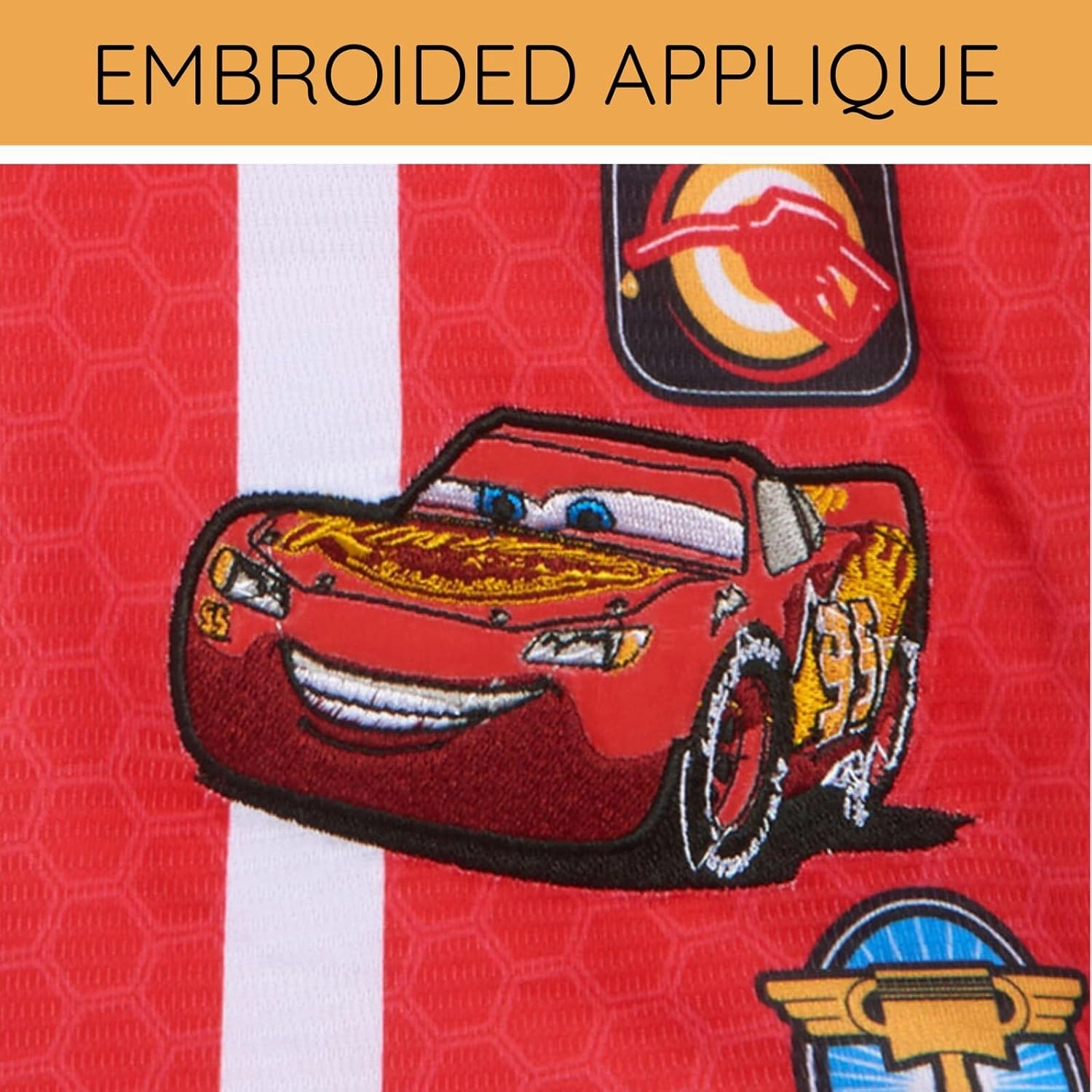 Disney Cars Lightning McQueen Mesh Soccer Jersey T-Shirt Toddler to Big Kid Sizes (2T - 10-12)