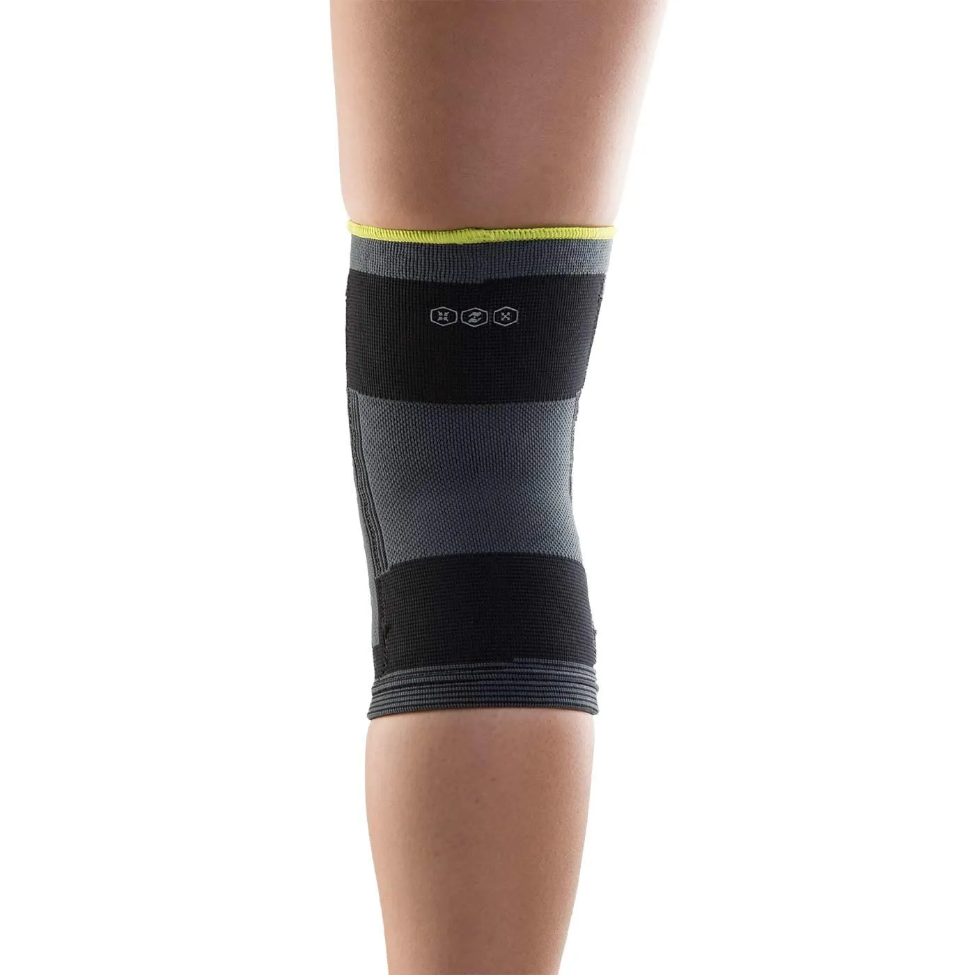 DonJoy Performance Deluxe Knit Knee Sleeve With Stays and Buttress - Mid-Level Support Knee Brace for PFPS, Sprains, Instabilities - Small
