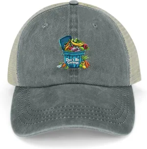 Don't Be Garbage Funny Baseball Cap Men & Women Adjustable Trucker Classic Style Sun Hat