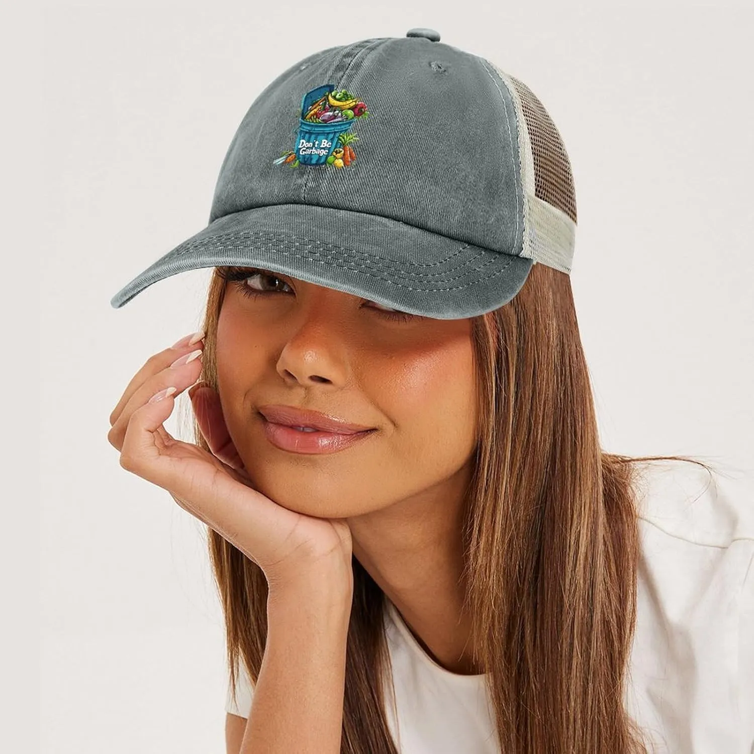 Don't Be Garbage Funny Baseball Cap Men & Women Adjustable Trucker Classic Style Sun Hat