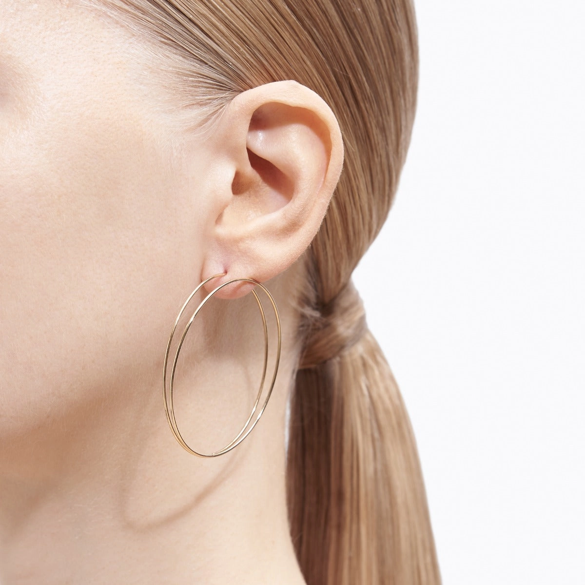 Double Hoop Earring 50
