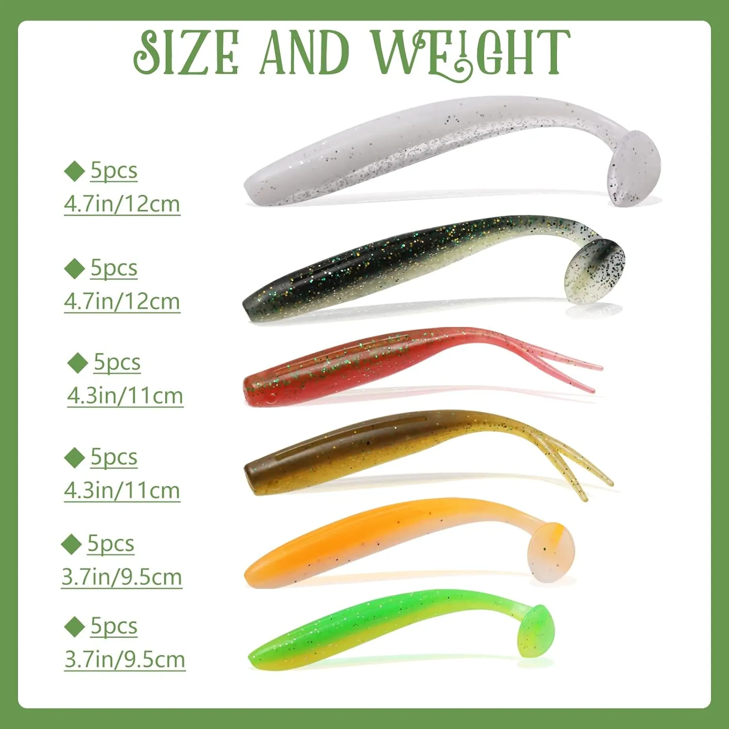 Dovesun 12PCS/44PCS Weighted Swimbait Hooks Weighted Fishing Hooks Saltwater Freshwater Worm Weedless Hooks for Bass Fishing 3/0 4/0 5/0