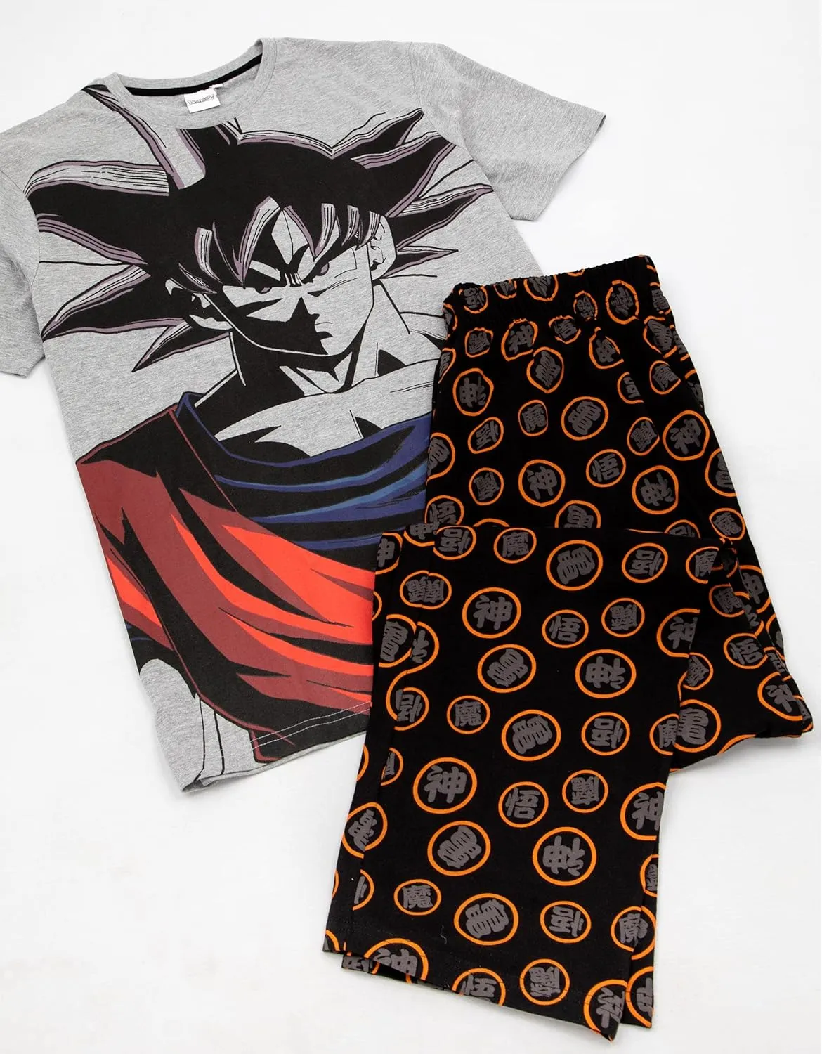 Dragonball Z Goku Character Men's Pyjamas Short OR Long Leg Options