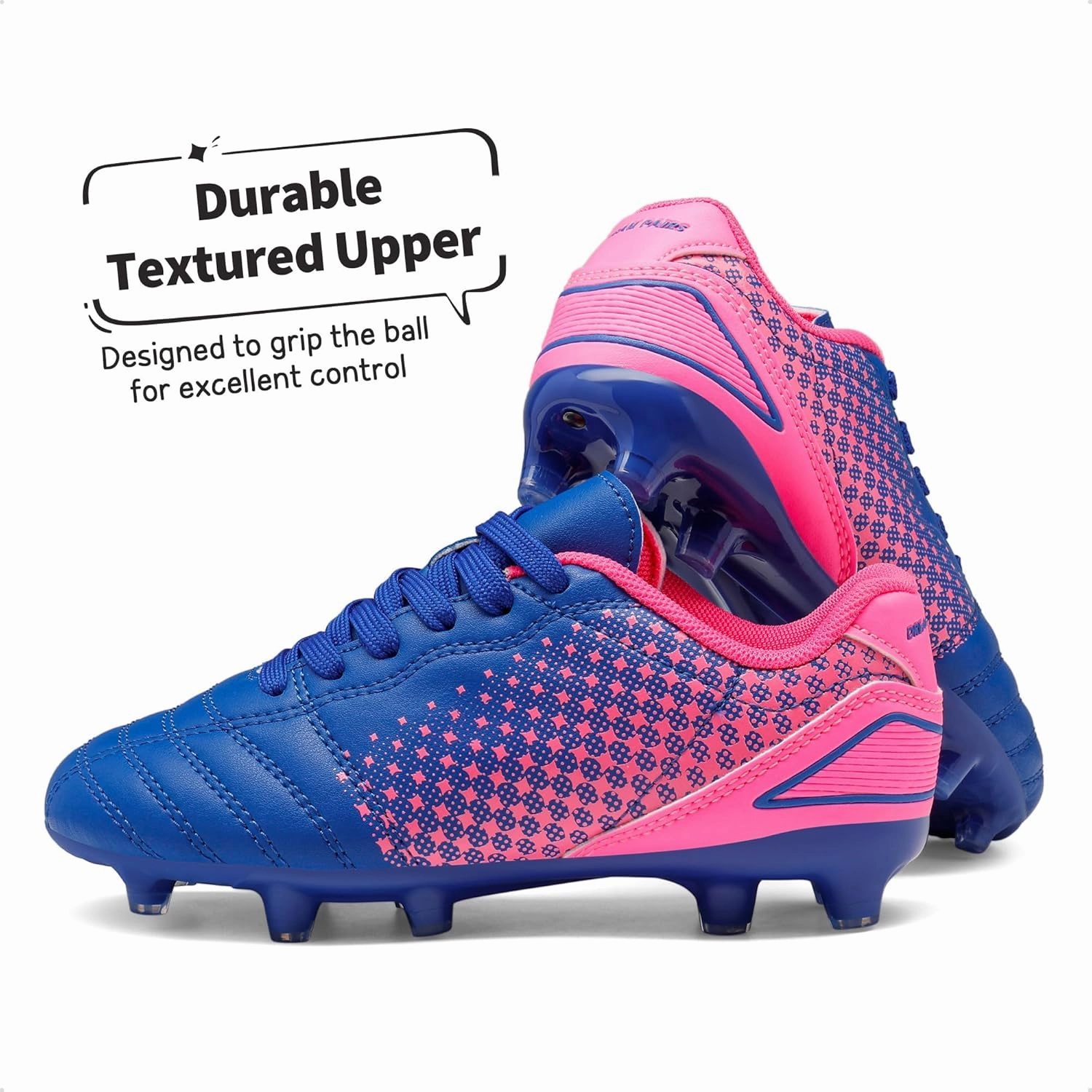 DREAM PAIRS Boys Girls Outdoor Sport Football Shoes Soccer Cleats for Little/Big Kid