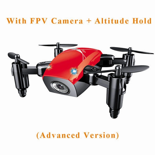 Drone HD Altitude Foldable Pocket Dron RC Camera Drone RC Mini Time-sensitive Helicopter S9W Quadcopter Drone Hold FPV Wifi S9HW S9 Positive testimonials Micro With